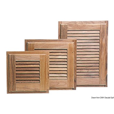 Porte + encadrement teck 380x380 mm | EAN 8033137174216 Ref 71.607.22