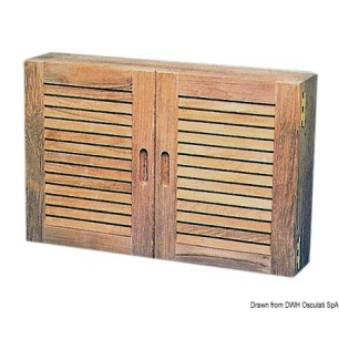 Armoire teck 2 portes 56x38x11 cm | EAN 8033137174117 Ref 71.605.79