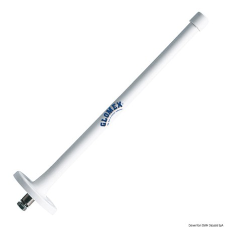 Antenne GLOMEX AM/FM compacte+ caoutchouc flexible| EAN 8051566301065 Ref 29.128.10