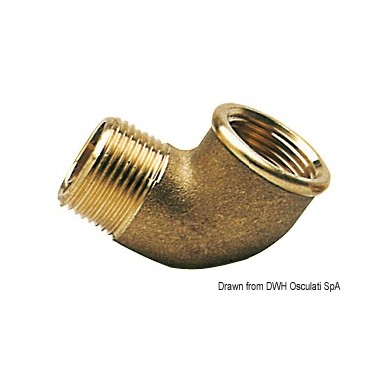 Raccords coudés 90 male/femelle| EAN 8033137098956 Ref 17.224.07