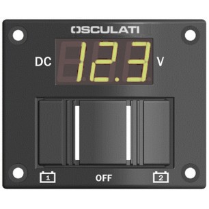 Panneau - test 2 batteries activable par interrupteur| EAN 8033137085802 Ref 14.100.05