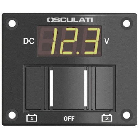 Panneau - test 2 batteries activable par interrupteur| EAN 8033137085802 Ref 14.100.05