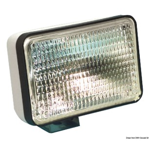 Projecteur imperméable + ampoule halogène étanche Sealed Beam| EAN 8033137083969 Ref 13.309.04