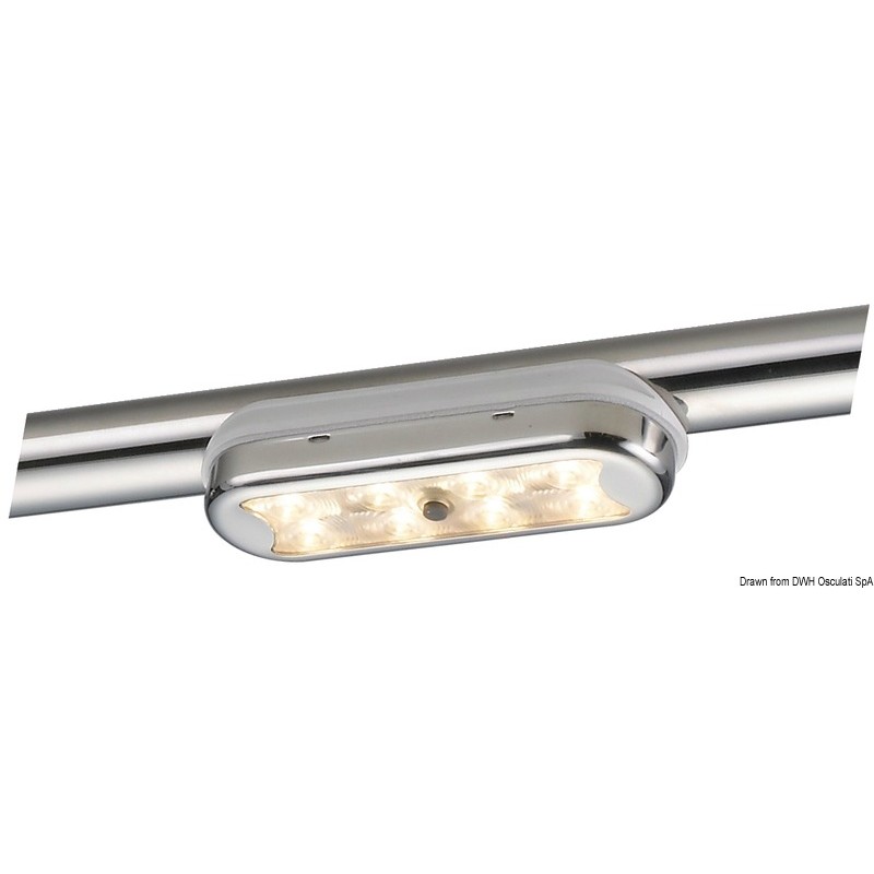 
Plafonnier compacte Bimini 8 LED HD Fond arrondi avec interrupteur
