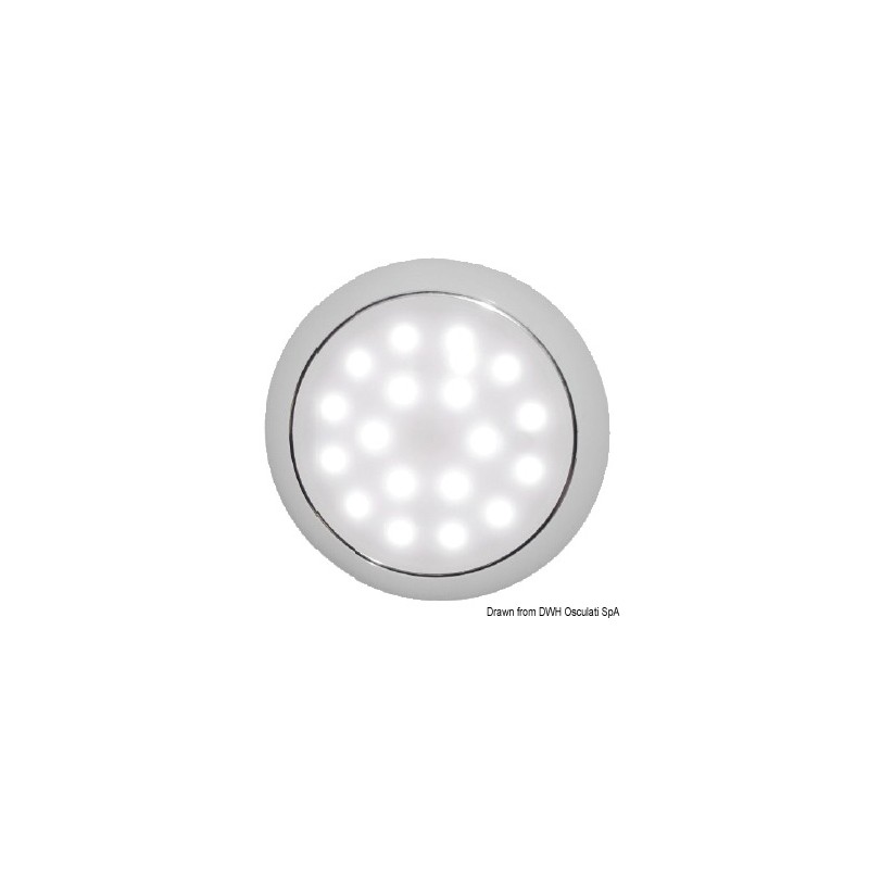 Plafonnier LED sans encastrement Day/Night chromée
Plafonnier LED sans encastrement Day/Night chromée