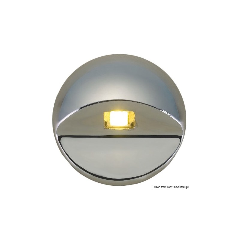 
Lumière de courtoisie LED  encastrer rouge Alcor 
