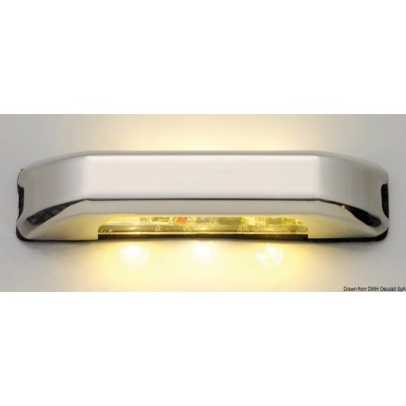 Lumière de courtoisie LED sans encastrement| EAN 8033137054648 Ref 13.428.13