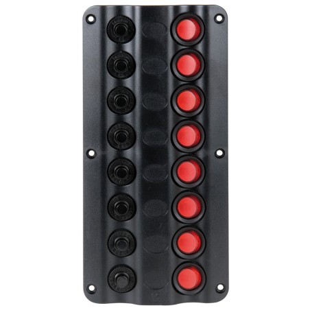 Tableau électrique Wave Design + interrupteurs bascule LED| EAN 8033137043062 Ref 14.104.03
