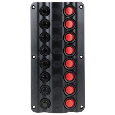 Tableau électrique Wave Design + interrupteurs bascule LED| EAN 8033137043062 Ref 14.104.03