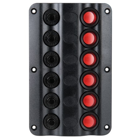 Tableau électrique Wave Design + interrupteurs bascule LED| EAN 8033137043055 Ref 14.104.02
