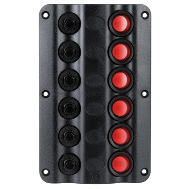 Tableau électrique Wave Design + interrupteurs bascule LED| EAN 8033137043055 Ref 14.104.02