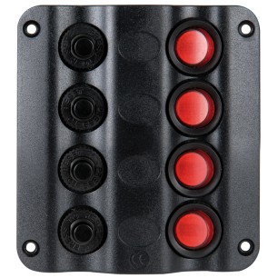 Tableau électrique Wave Design + interrupteurs bascule LED| EAN 8033137035418 Ref 14.104.01