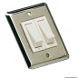 
Interrupteur basculant simple inox poli 
