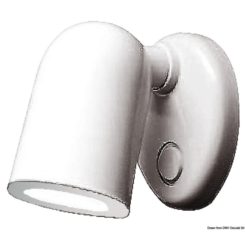 
Spot Batsystem Tube ABS blanc 12 LED 

