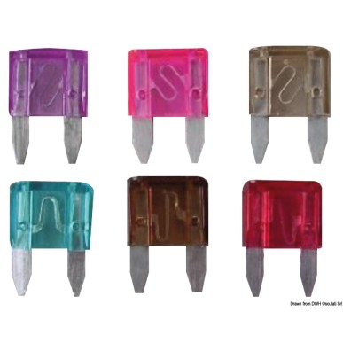 Fusibles lamellaires mini| EAN 8033137196027 Ref 14.006.10