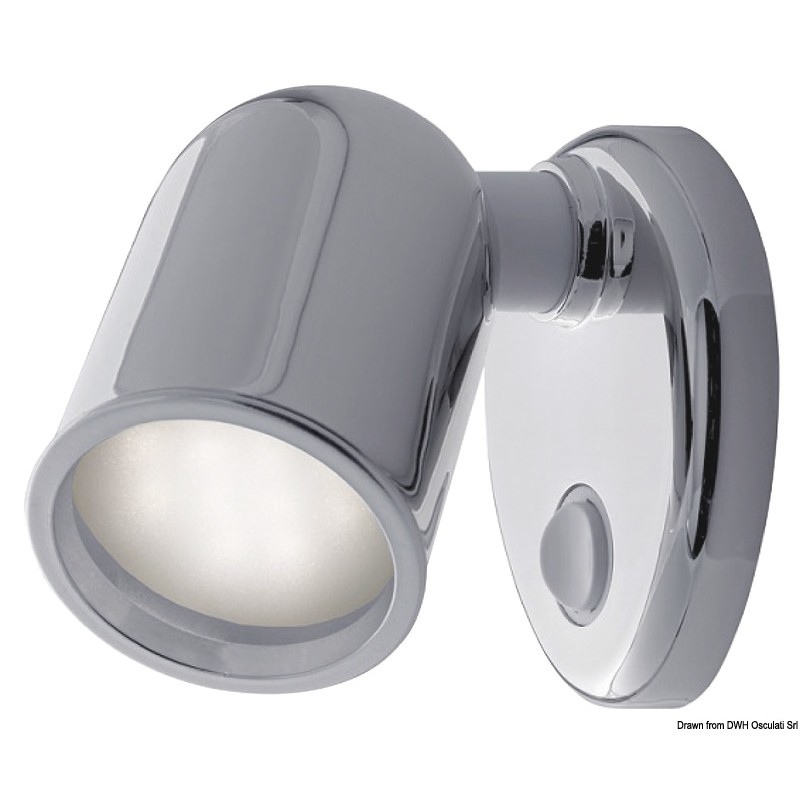 
Spot Batsystem Tube ABS chromé 12 LED 
