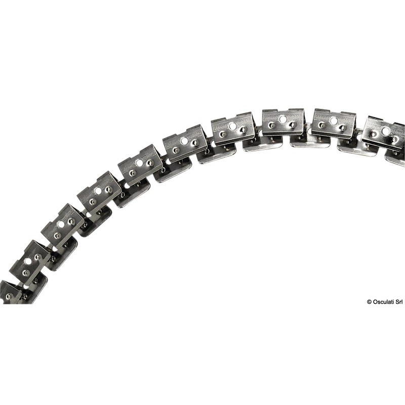 
Support inox flexible p.barre LED 2 m 
