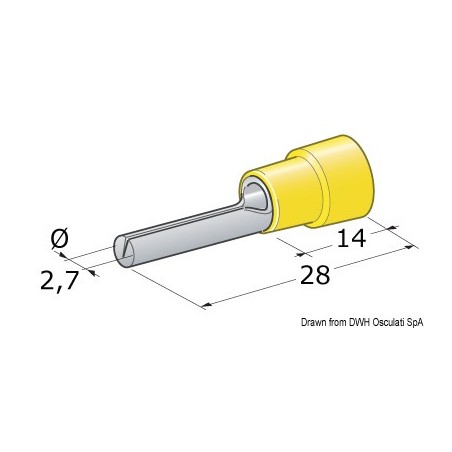 Fiches mâle + jonctions femelles pré-isolées| EAN 8033137086915 Ref 14.186.92