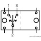 
Interrupteur (ON)-OFF-(ON) 2 ampoules blanches 12V 
