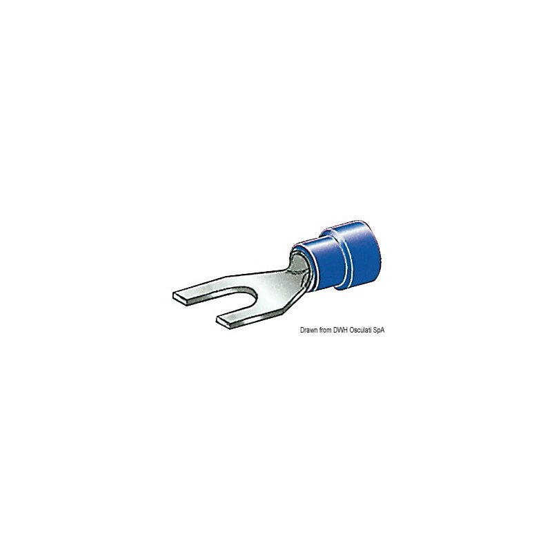 
Cosse  œil pré-isolé ouverture 5,3 mm 
