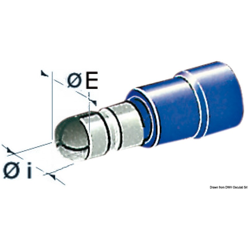 
Cosse cylindrique mâle 1-2,5 mm² 
