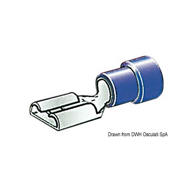 Cosses faston pré-isolées 4,7 mm, 6,3 mm+ 9,5 mm| EAN 8033137086601 Ref 14.185.45