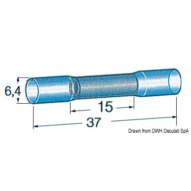 Gaine pré-isolée thermorétractable jonction étanche de 2 câbles| EAN 8033137086847 Ref 14.186.51