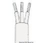 Câble électrique tripolaire gris clair 1,5 mm²
Câble électrique tripolaire gris clair 1,5 mm²