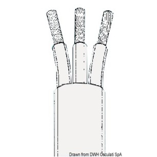 Câble électrique marin cuivre revêtu PVC super isolant| EAN 8033137086120 Ref 14.146.40