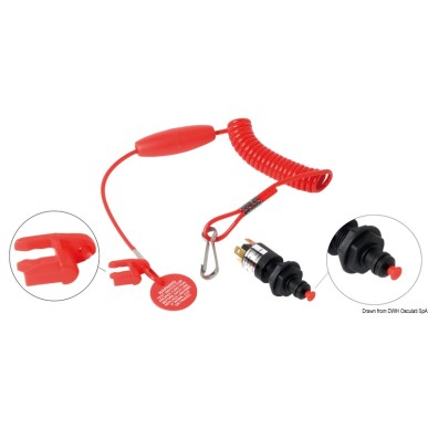 Coupe-circuit automatique/interrupteur de sécurité réglementaire allumage| EAN 8033137053559 Ref 14.204.92