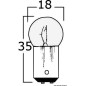 
Ampoule bipolaire 12 V 10 W 
