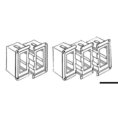 Cadre interrupteurs CARLING SWITCH| EAN 8033137088360 Ref 14.197.01