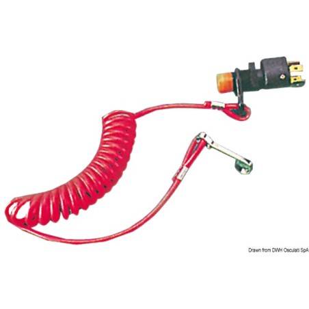 Coupe-circuit automatique/interrupteur de sécurité réglementaire allumage| EAN 8033137001697 Ref 14.204.96