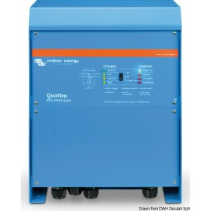 Système combiné VICTRON Quattro - Chargeur batterie + Inverseur Ref 14.268.20