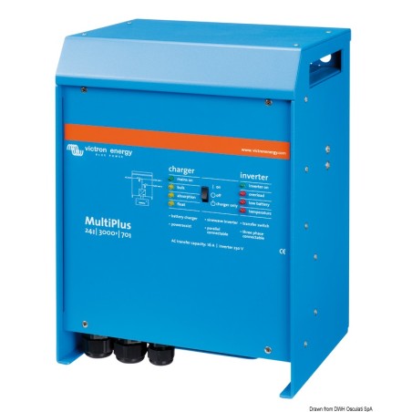 Système combiné VICTRON MULTIPLUS - Chargeur batterie + Inverseur| EAN 8719076023616 Ref 14.268.18