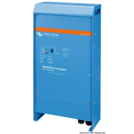 Système combiné VICTRON MULTIPLUS - Chargeur batterie + Inverseur| EAN 8033137090141 Ref 14.268.09