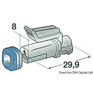 Connecteurs étanches plastique| EAN 8033137089763 Ref 14.235.10
