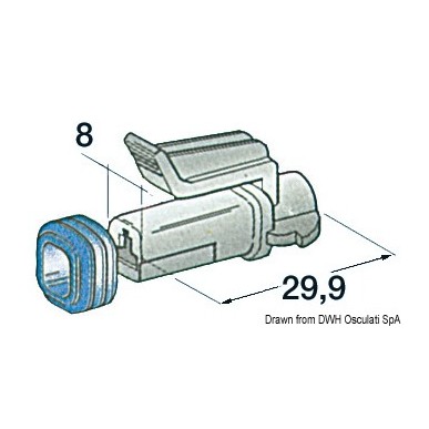 Connecteurs étanches plastique| EAN 8033137089763 Ref 14.235.10