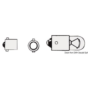 Ampoule baïonnette| EAN 8033137089947 Ref 14.250.00