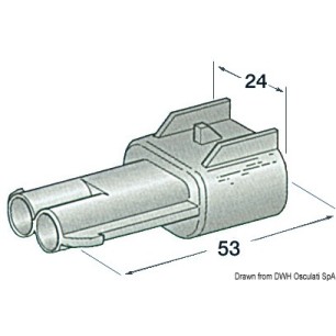 Connecteurs étanches plastique| EAN 8033137089794 Ref 14.235.40