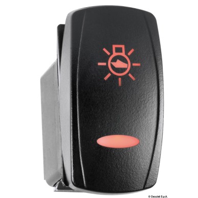 Interrupteurs bascule étanches Marina TOP double LED| EAN 8033137089404 Ref 14.212.07