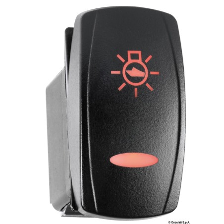 Interrupteurs bascule étanches Marina TOP double LED| EAN 8033137089367 Ref 14.212.03