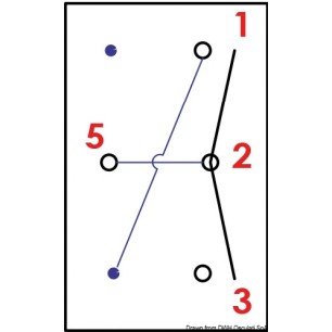 Interrupteur bascule Marina R étanche| EAN 8033137195716 Ref 14.296.07