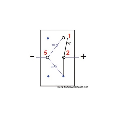 Interrupteur bascule Marina R étanche| EAN 8033137195662 Ref 14.296.02