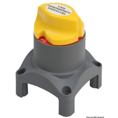Interrupteur sensible à la tension+ batterie parallèle de secours| EAN 8033137049200 Ref 14.386.10