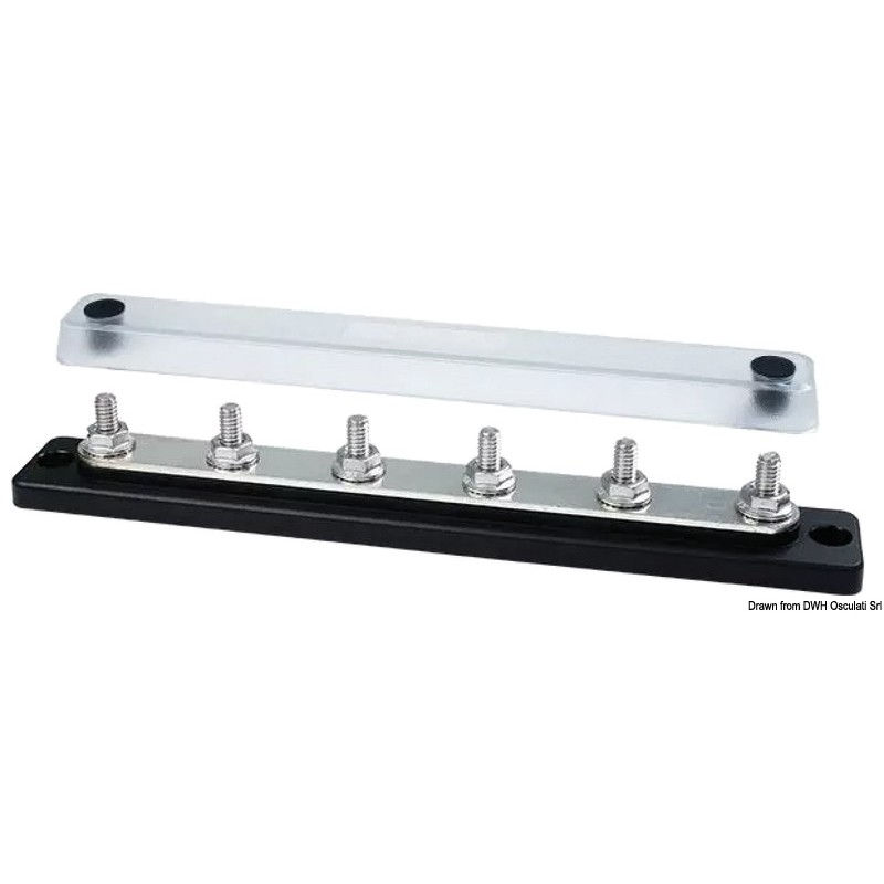 
Borne électrique Heavy-Duty Bus Bar Techno 6x6 

