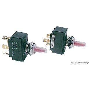Interrupteur lumineux levier| EAN 8033137001956 Ref 14.303.36