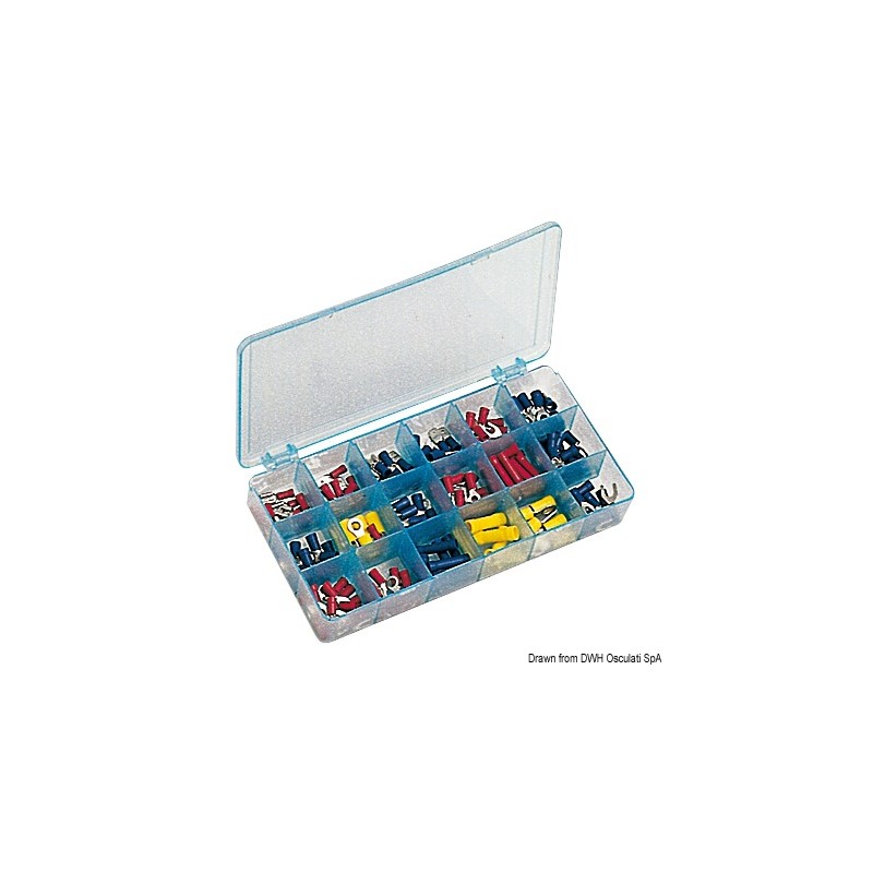 
Assortiment de 175 Faston and cosses 
