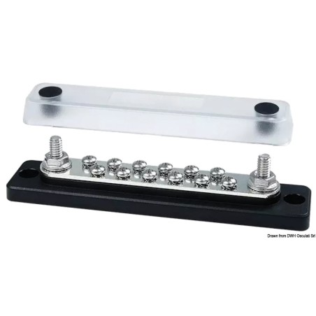 Bornes électriques Bus Bar Heavy Duty Techno| EAN 8033137220593 Ref 14.307.11