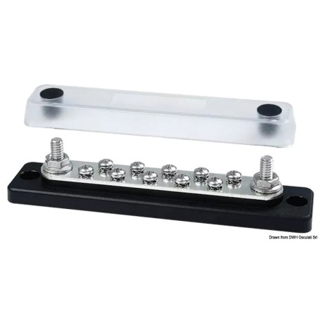 Bornes électriques Bus Bar Heavy Duty Techno| EAN 8033137220586 Ref 14.307.10